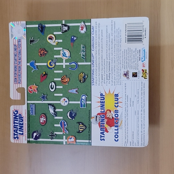 NFL Mark Brunell Starting Lineup Football Brand New 10th Year 1997 Edition - Picture 2 of 4